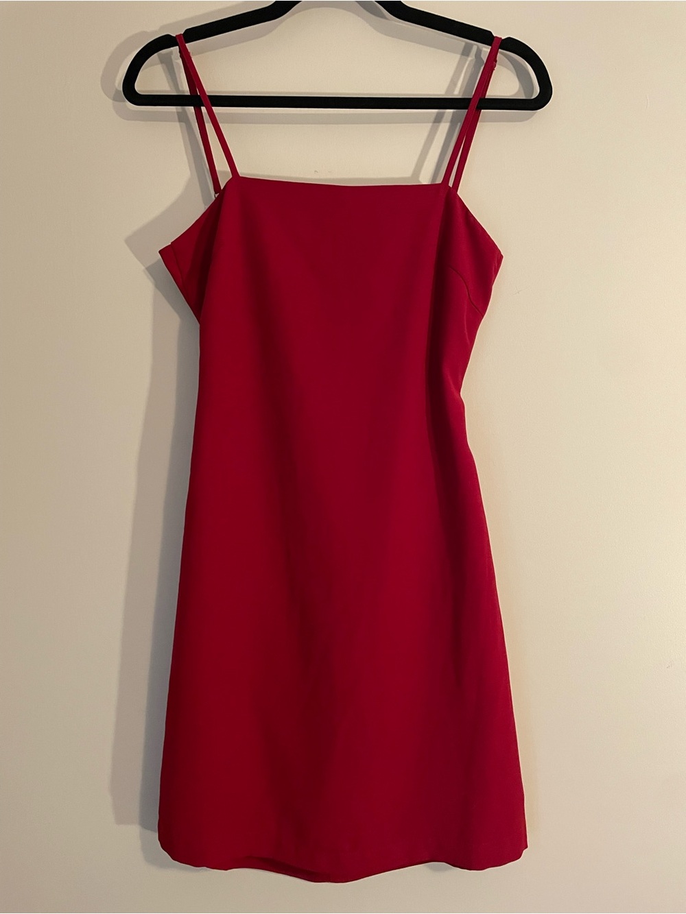 Lulu's Vibrant Red Mini Slip Dress